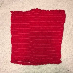Cropped tube top